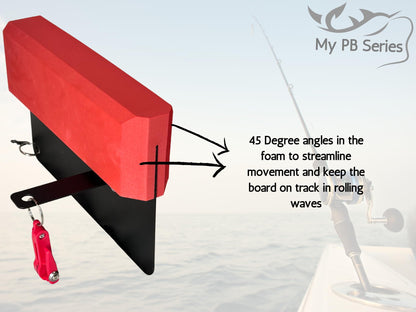 My PB Series Planer Boards | Heavy-Duty 10" Powder-Coated Aluminum & EVA Foam | Lightweight, Adjustable Arms for Trolling Catfish, Striper & Many Other Species | 2-Pack